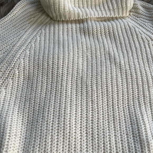 Cream Cowl neck Sweater - Picture 2 of 3